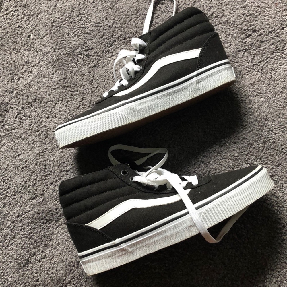 Black high top vans